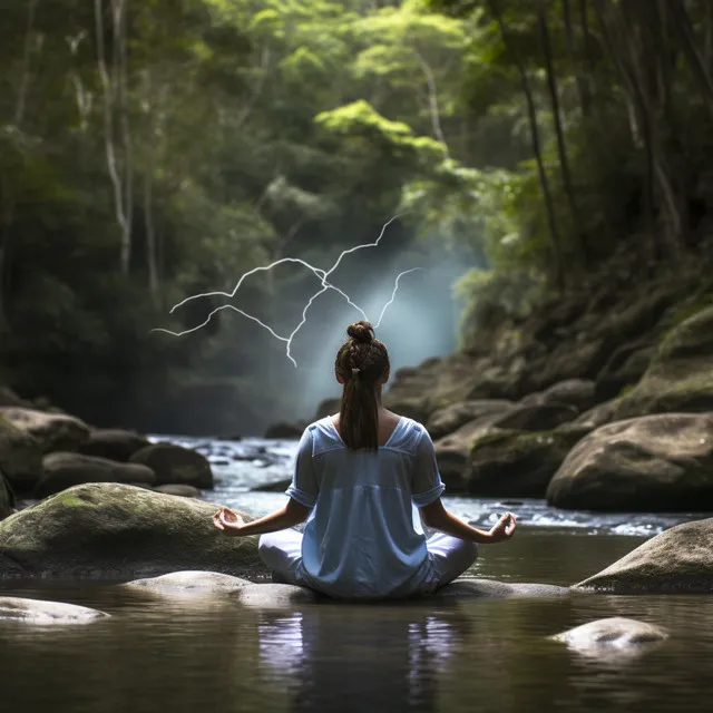 Binaural River Flow: Yoga Harmony Waves