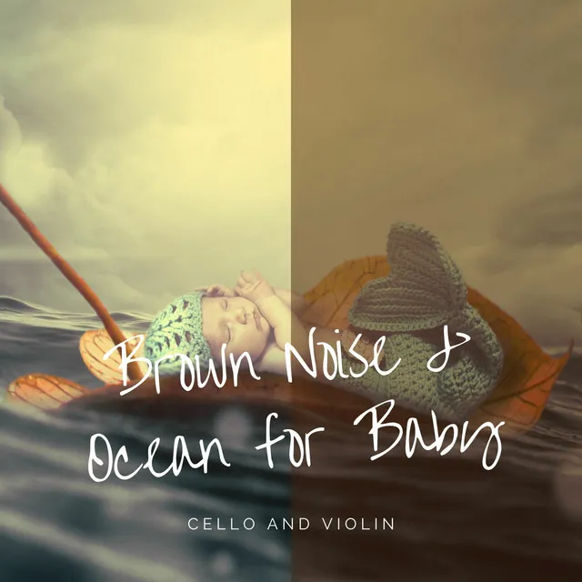 Brown Noise Violin & Cello - Silky Wind, Waves Sound