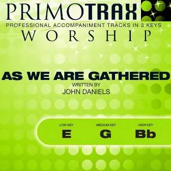 As We Are Gathered (Worship Primotrax) [Performance Tracks] - EP by Simon Goodall