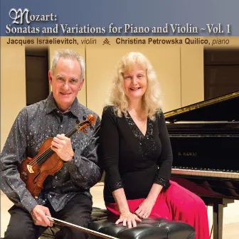 Mozart: Sonatas & Variations for Piano & Violin, Vol. 1 by Jacques Israelievitch