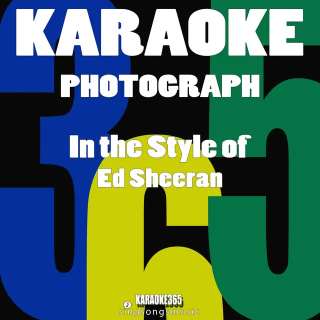 Photograph (In the Style of Ed Sheeran) [Karaoke Version] - Single