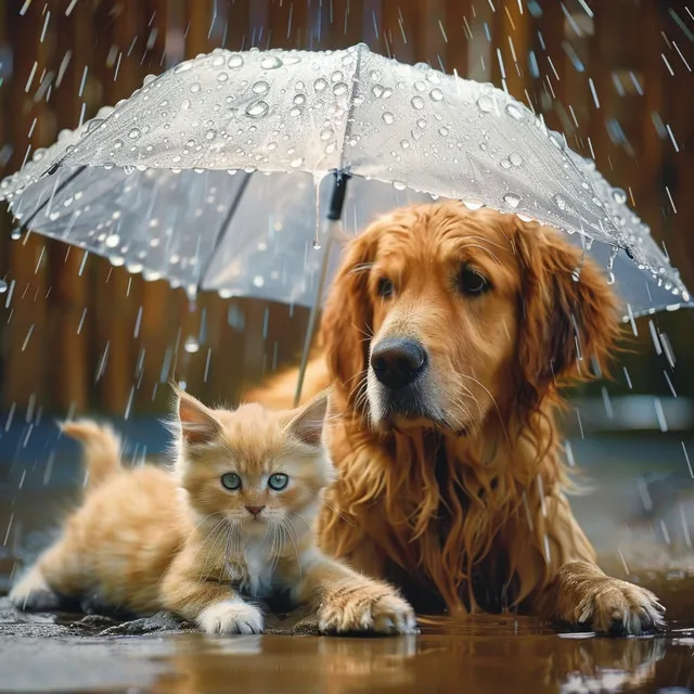 Serenidad De Lluvia: Armonía Reconfortante Para Mascotas