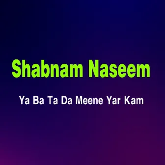 Ya Ba Ta Da Meene Yar Kam by Shabnam Naseem