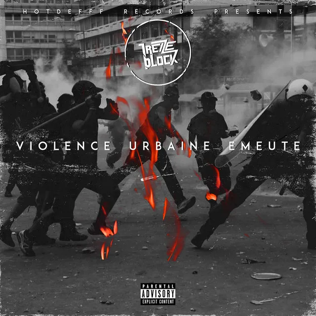 Violence urbaine émeute