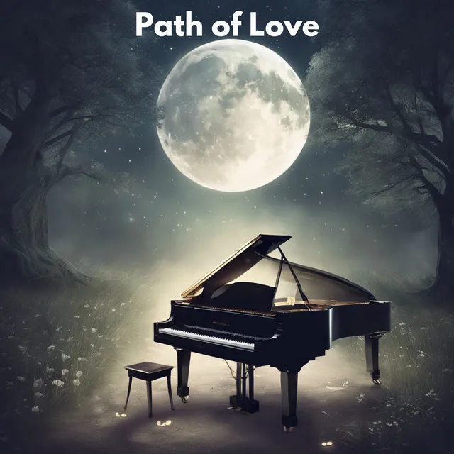 Path of Love: Piano Sounds under the Dancing Moonlight