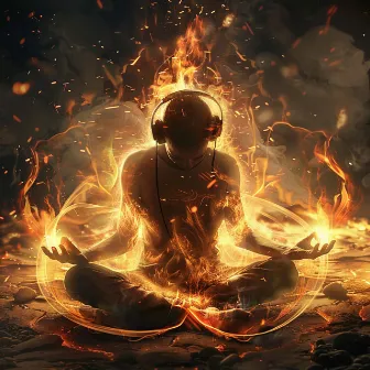 Meditation in Fire: Binaural Calm by Bonfire Sleep Sound