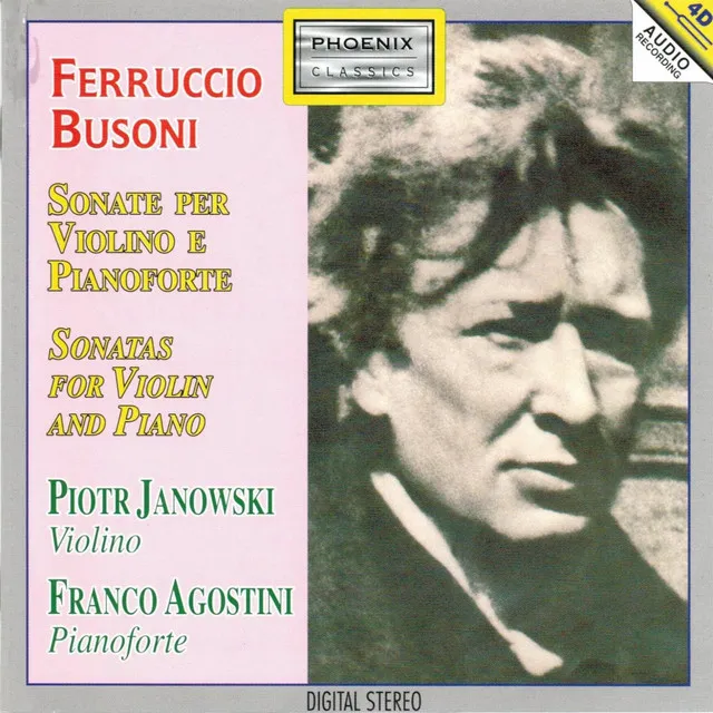 Ferrucio Busoni : Sonate per violino e pianoforte