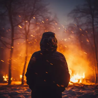 Música Para Relajarse Junto Al Fuego: Llamas De Paz by Sonidos cálidos y fríos de fuego