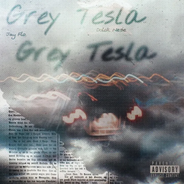 Grey Tesla