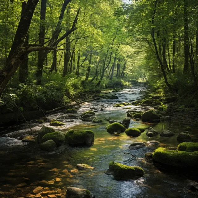 Paisajes Sonoros De Aguas Fluyentes: Paisaje Sonoro De Meditación Del Arroyo