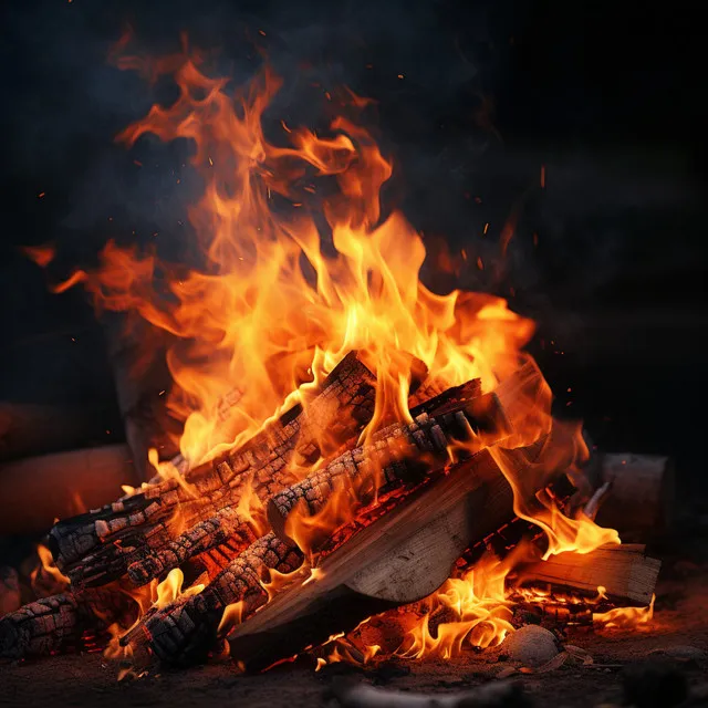 Enfoque De Las Llamas: Melodías Productivas Junto A La Chimenea