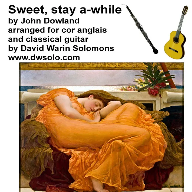 Sweet stay a while for cor anglais and guitar