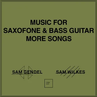 Music for Saxofone & Bass Guitar More Songs by Sam Gendel