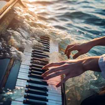 Rapsodia Del Río: El Piano Pinta Melodías Ondulantes En Teclas Líquidas by 