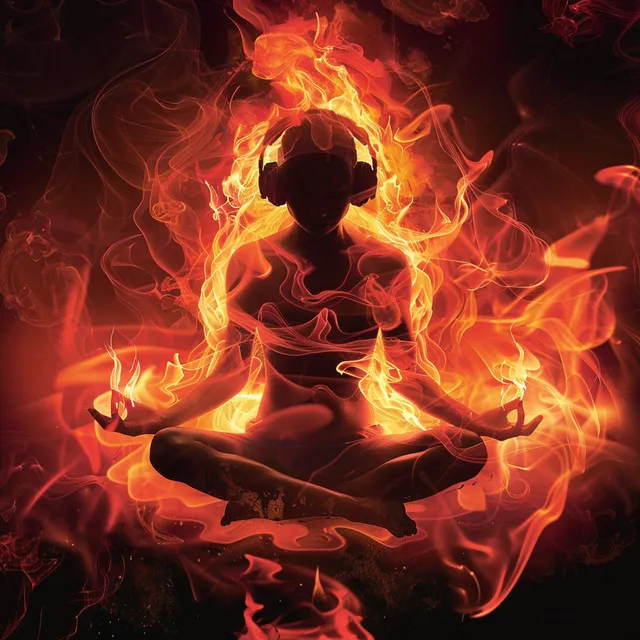 Silent Echo: Meditation Music in Fire's Essence