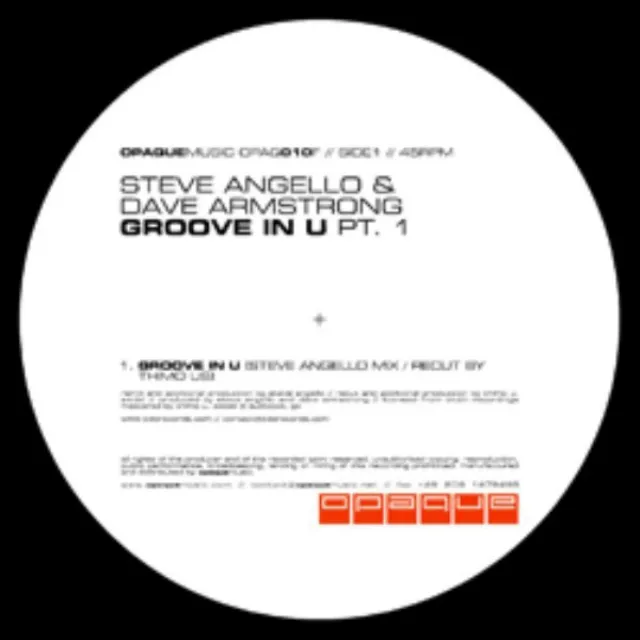 Groove In U - Steve Angello Mix / Recut by Thimo US