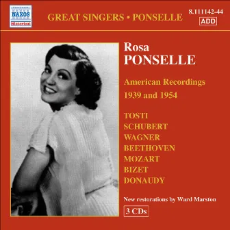 Ponselle, Rosa: American Recordings (1939, 1954) by Rosa Ponselle