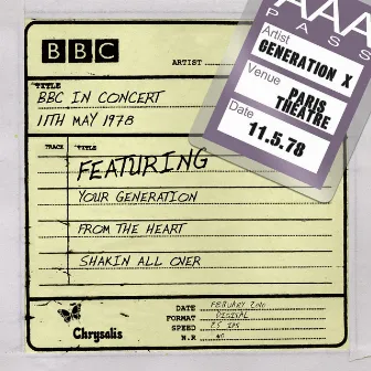 BBC in Concert (11 May 1978) by Generation X