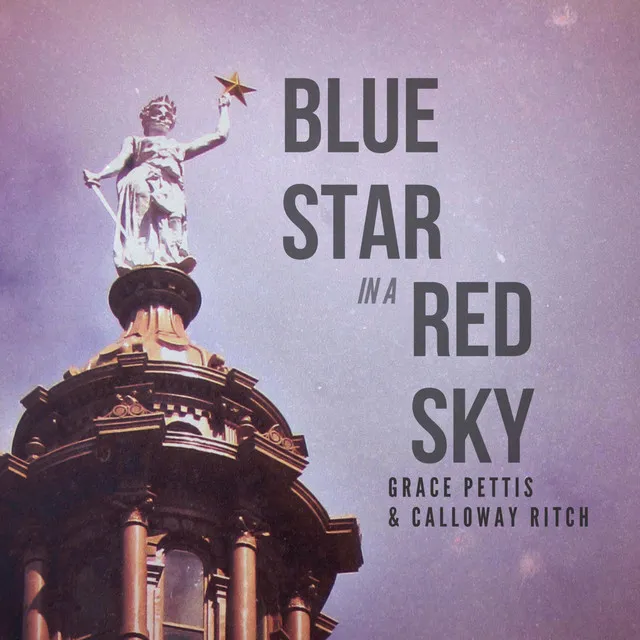 Blue Star in a Red Sky