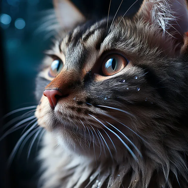 Melodía De Gatos Ronroneando Bajo La Lluvia