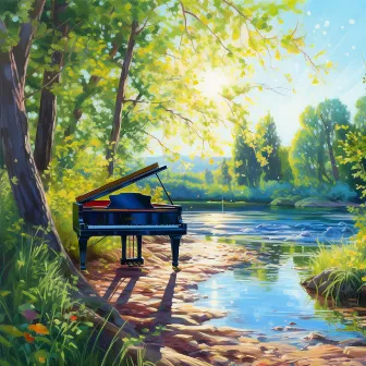 Rocky River Harmony: Relaxing Piano Reflections by River Sparks