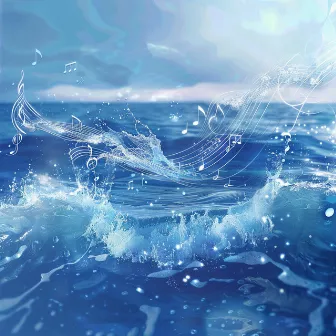 Ocean Harmony: Synchronous Music Waves by Ocean Waves Radiance