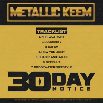 30 Day Notice by Metallic Keem