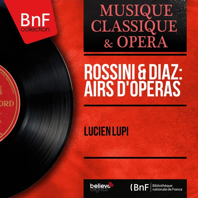 Rossini & Diaz: Airs d'opéras (Mono Version)