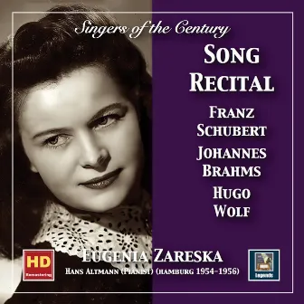 Singers of the Century: Eugenia Zareska Song Recital (2019 Remaster) by Eugenia Zareska