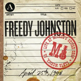 Live At McCabe's Guitar Shop by Freedy Johnston