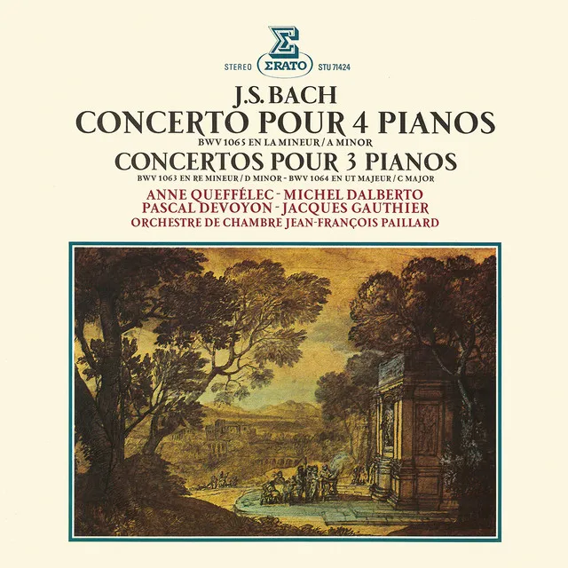 Bach, JS: Concerto for 3 Keyboards in D Minor, BWV 1063: II. Alla siciliana