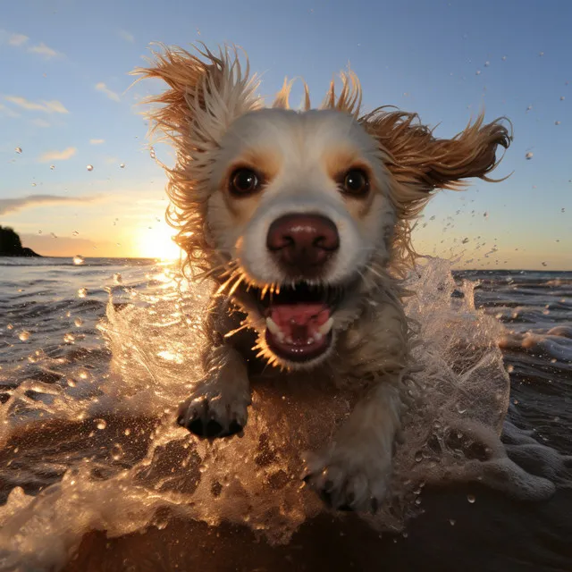 Madrigal Canino Oceánico: Serenidad Costera Del Perro