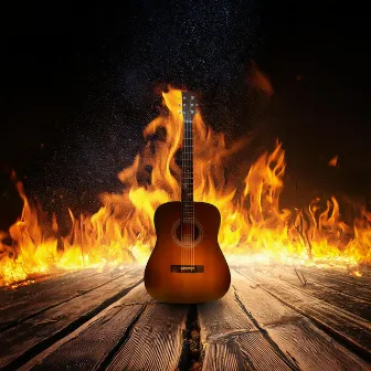 Flame Meditation Vibes: Relaxing Guitar Under Firelight by Bansuri Flute Meditation Music Masters