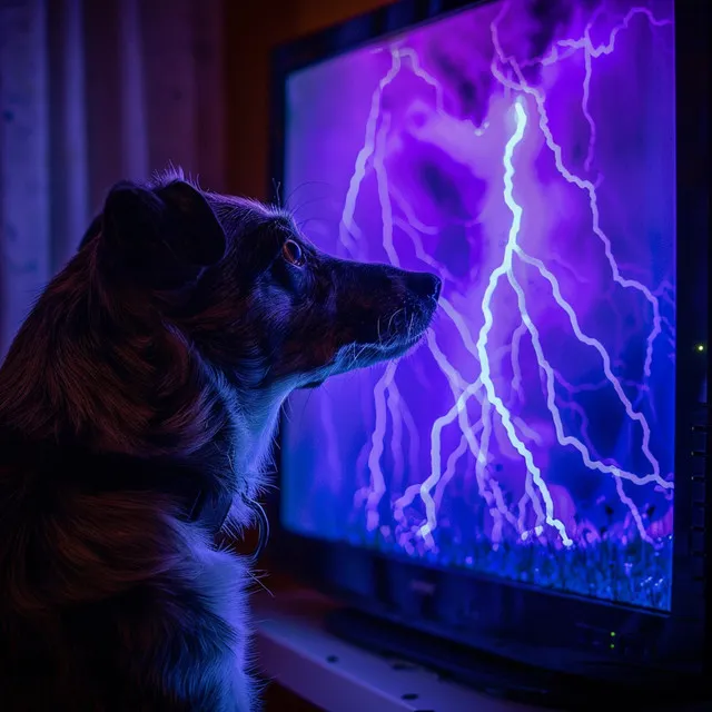 Melodías Suaves De Truenos Para La Paz Del Perro