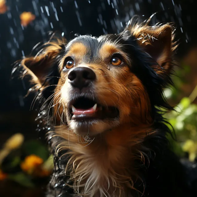 Comodidad Para Los Perros En Días Lluviosos: Suaves Gotas De Lluvia