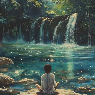 River's Meditation Harmony: Peaceful Flow Music by Waterfalls Sounds Relaxations