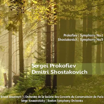 Prokofiev: Symphony No. 1 - Shostakovich: Symphony No. 9 by L'Orchestre De La Société Des Concerts Du Conservatoire De Paris