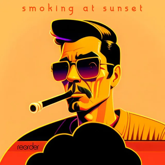 Smoking At Sunset