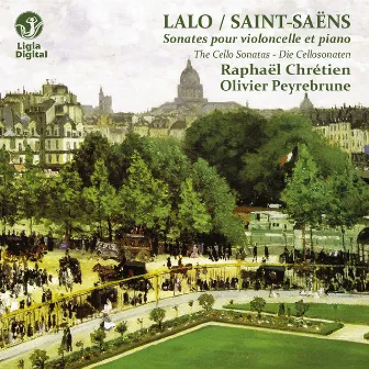 Lalo et Saint-Saëns : Sonates pour violoncelle et piano by Olivier Peyrebrune