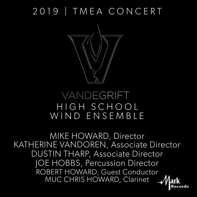 2019 Texas Music Educators Association (TMEA): Vandegrift High School Wind Ensemble [Live]