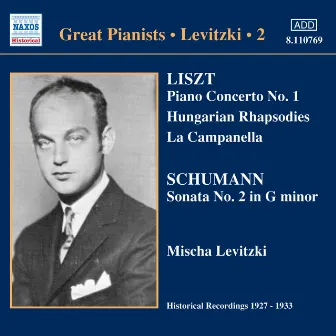 Levitski, Mischa: Complete Recordings, Vol. 2 (1927-1933) by Mischa Levitzki