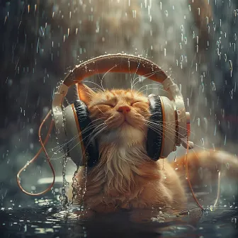 Purring in Rain: Cats Calm Melodies by Soothing Music Collection