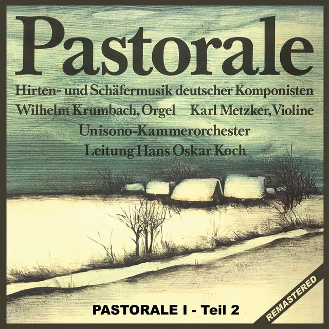 Concerto pastorale für Orgel, 2 Trompeten und Streicher in C-Dur, Adagio