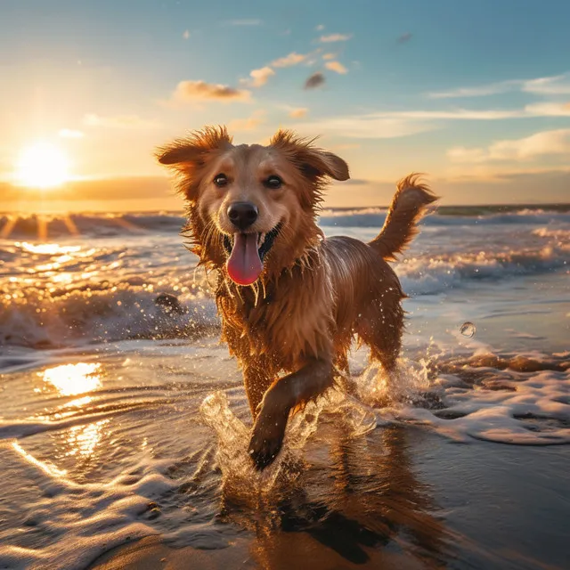 Retiro Oceánico Para Perros: Sonidos Relajantes De La Playa