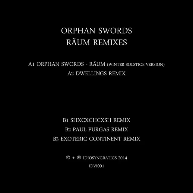 Räum - SHXCXCHCXSH remix