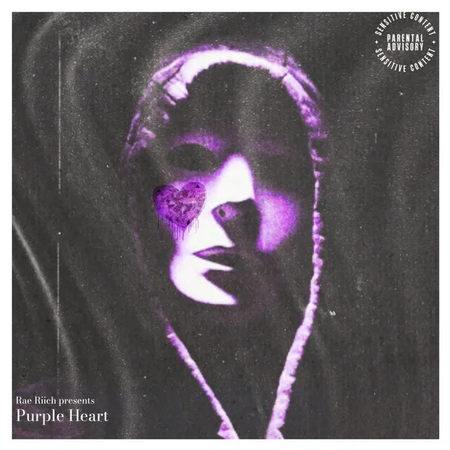 Heart Purple