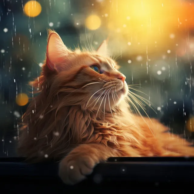 Harmonious Cat Rain's Lullaby