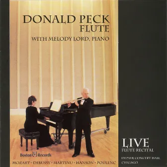 Live Flute Recital by Donald Peck