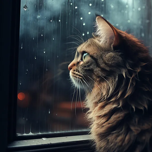 Dicha Melódica Para Gatos En La Lluvia