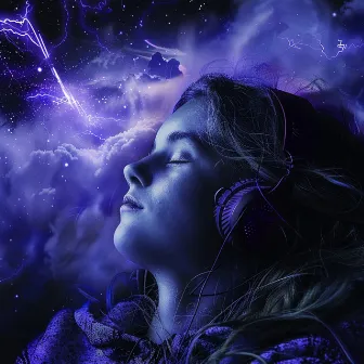 Binaural Slumber: Thunders Sleep Harmony by Light Vibrations